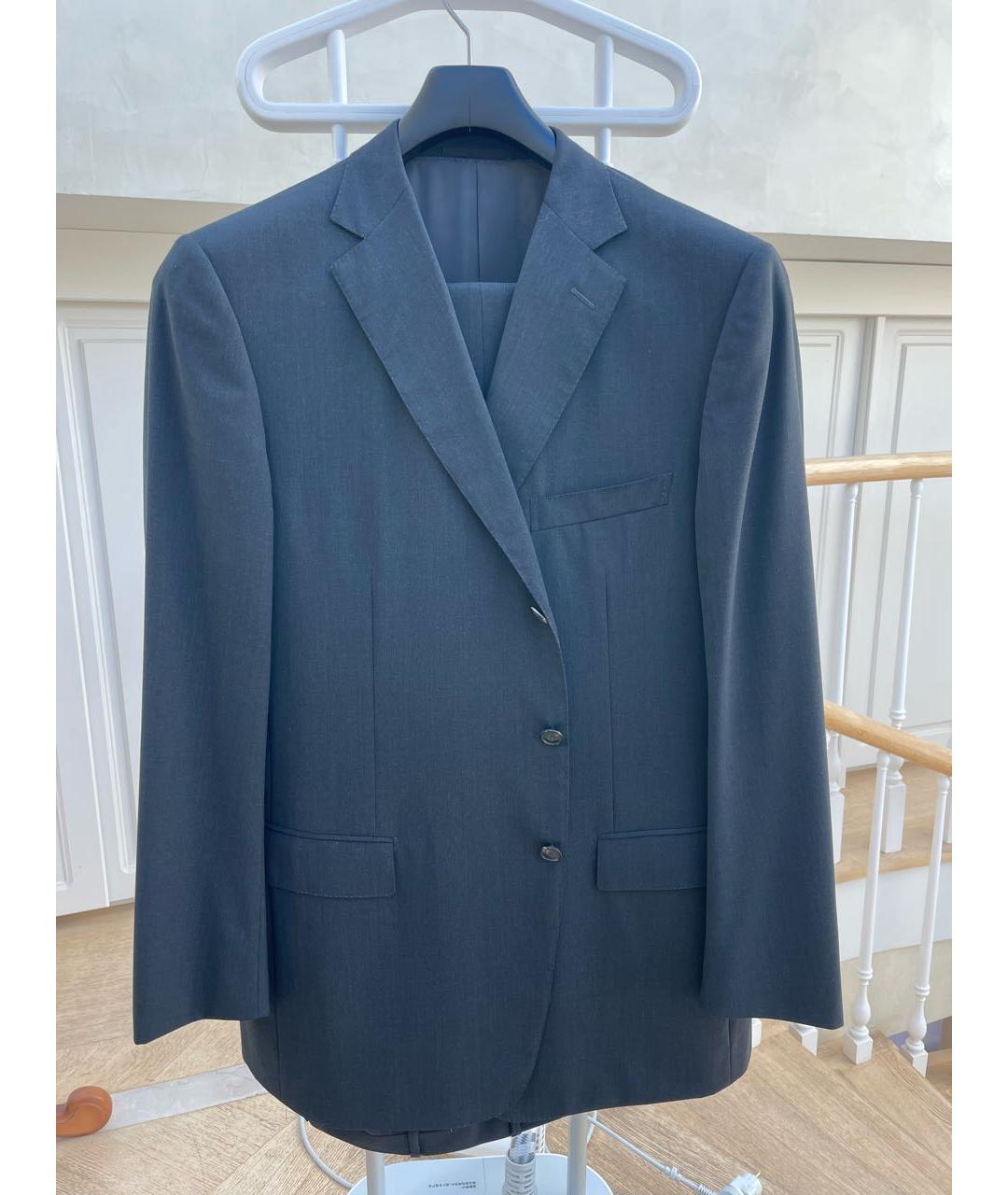 ERMENEGILDO ZEGNA Серый классический костюм, фото 9