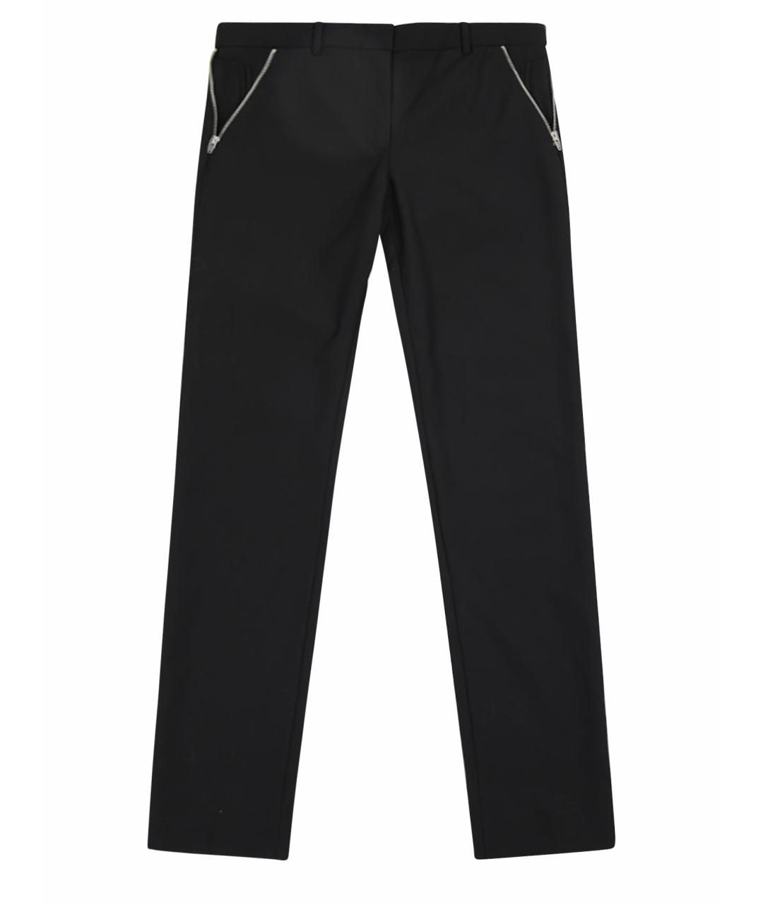 ALEXANDER WANG Черные шерстяные прямые брюки, фото 1