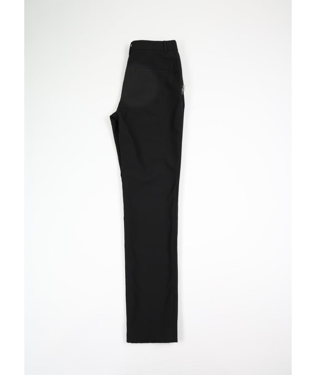 ALEXANDER WANG Черные шерстяные прямые брюки, фото 2