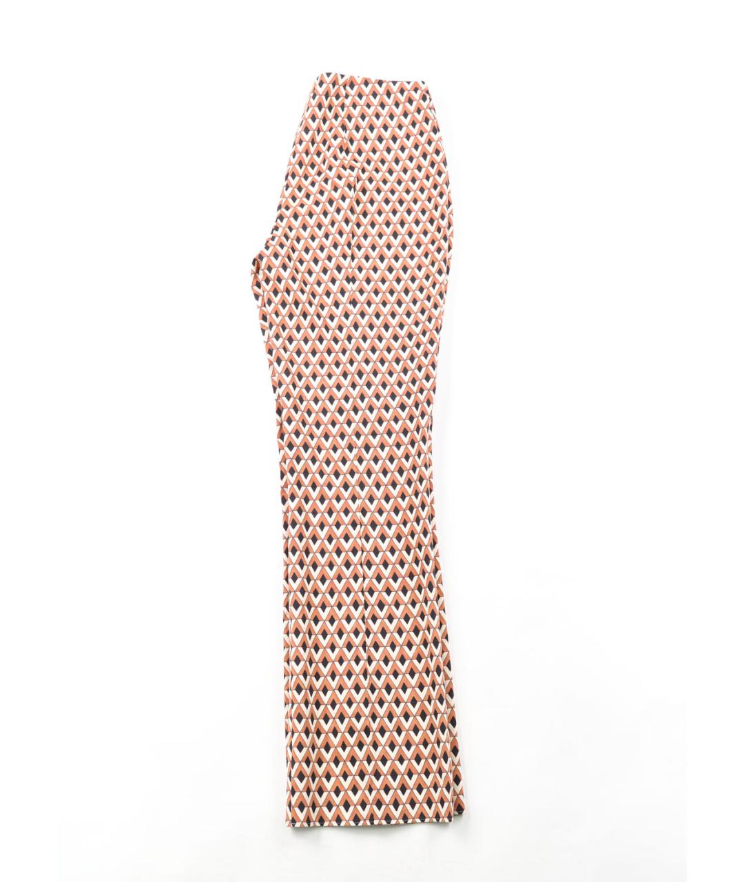 PRADA Мульти шерстяные прямые брюки, фото 2