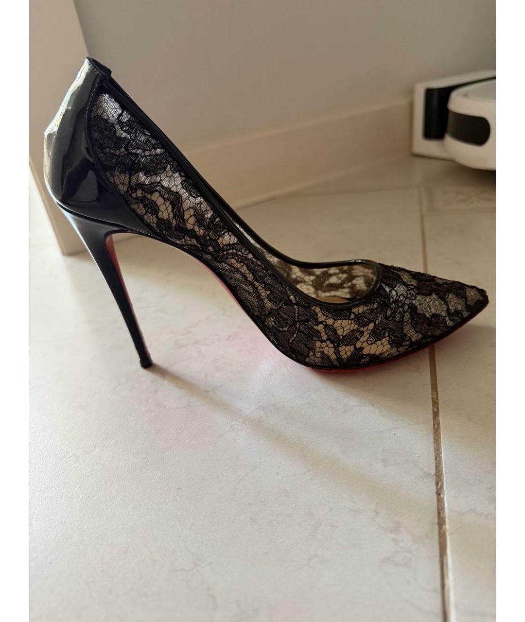 CHRISTIAN LOUBOUTIN Черные туфли, фото 6