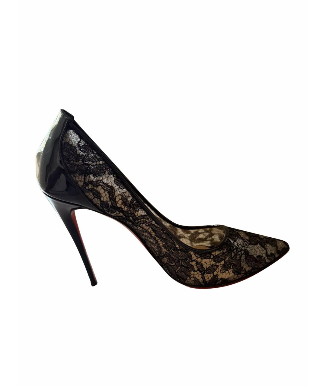 CHRISTIAN LOUBOUTIN Черные туфли, фото 1