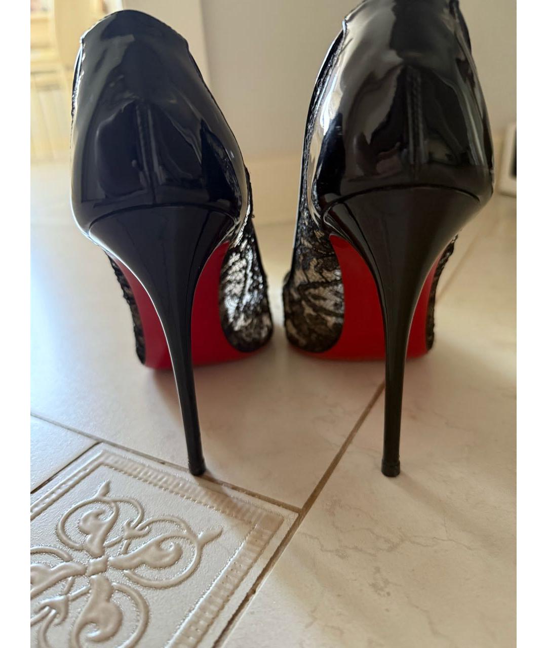 CHRISTIAN LOUBOUTIN Черные туфли, фото 4