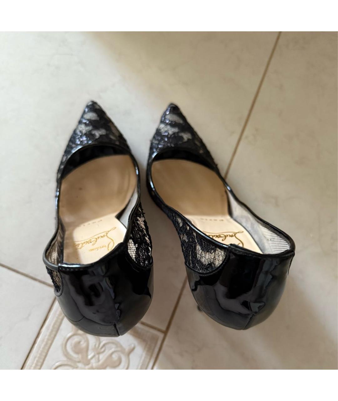 CHRISTIAN LOUBOUTIN Черные туфли, фото 3