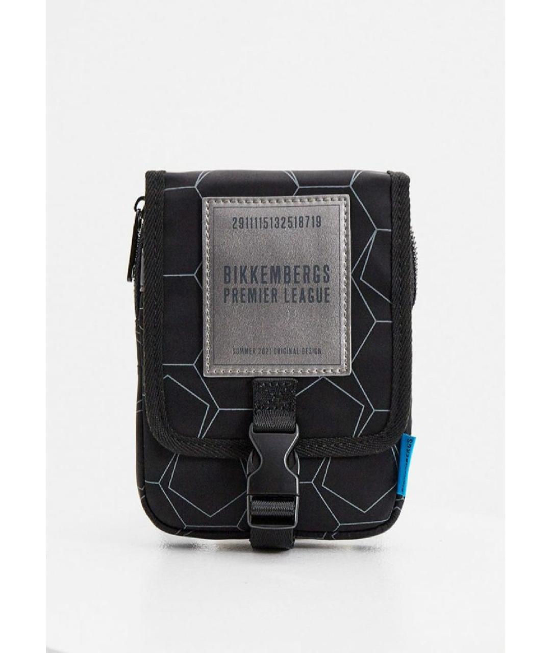 BIKKEMBERGS Черная сумка на плечо, фото 6