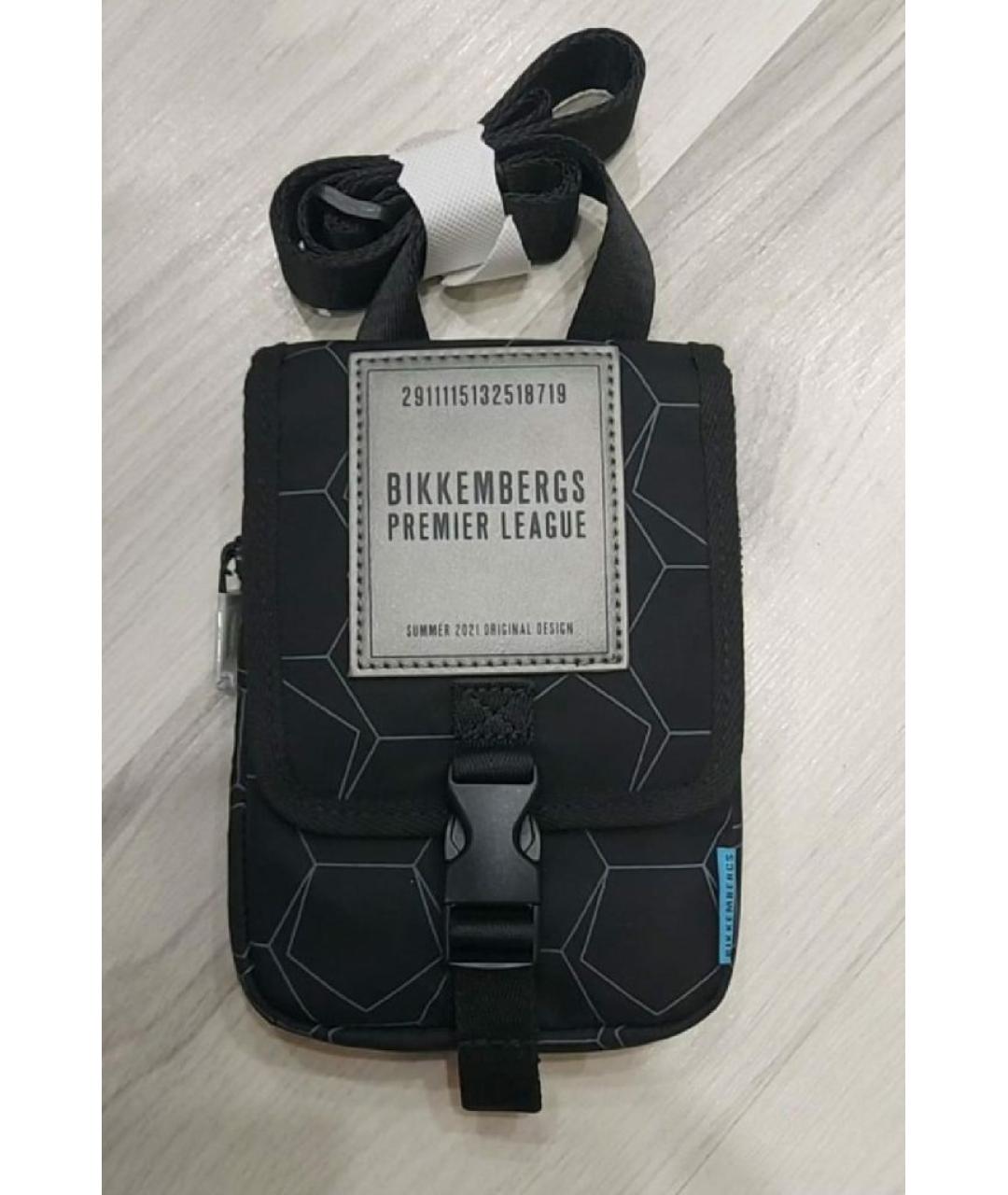 BIKKEMBERGS Черная сумка на плечо, фото 5