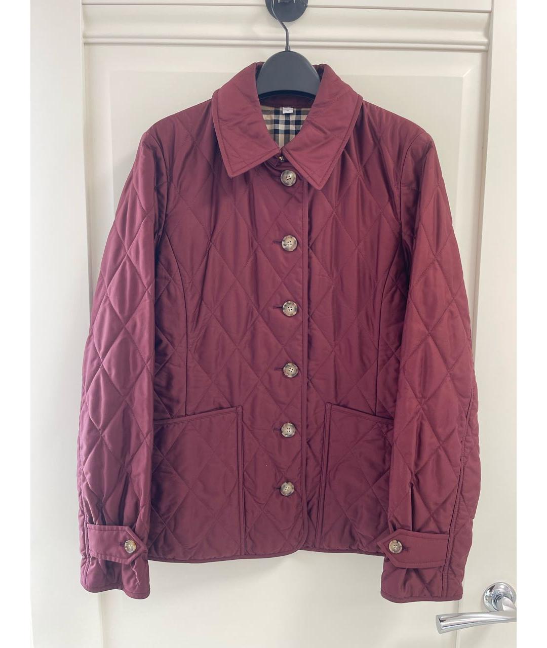 BURBERRY Бордовая куртка, фото 7
