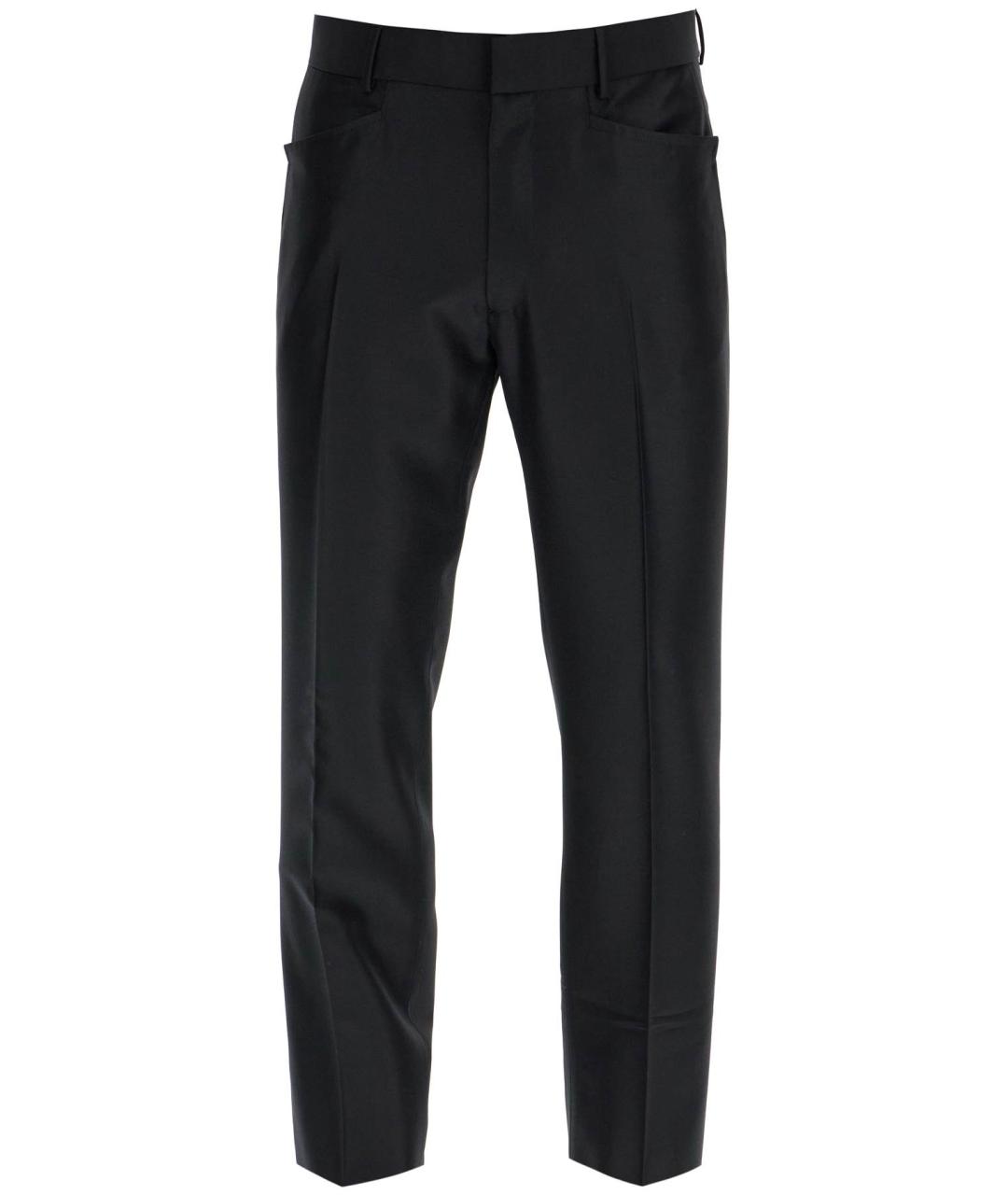 TOM FORD Черные повседневные брюки, фото 1