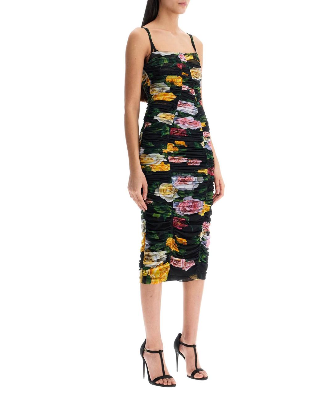 DOLCE&GABBANA Мульти повседневное платье, фото 2