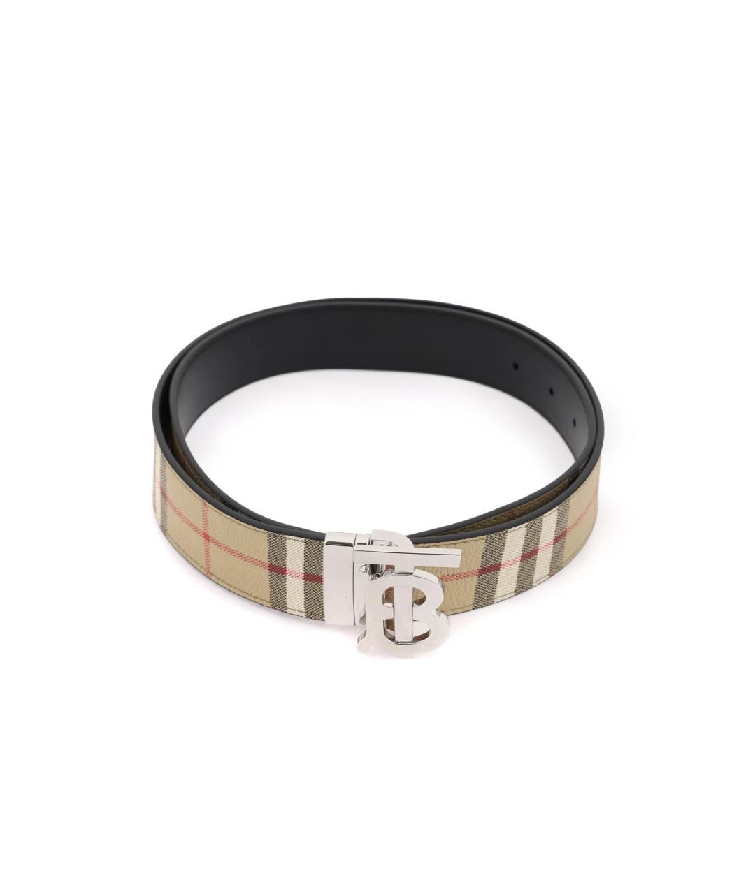 BURBERRY Бежевый ремень, фото 1
