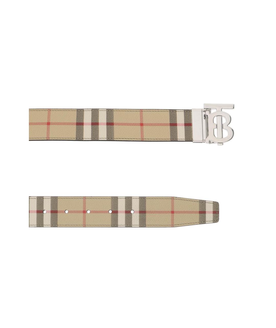 BURBERRY Бежевый ремень, фото 2