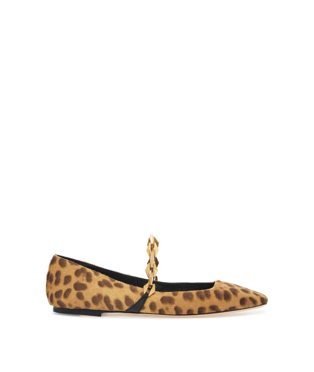 JIMMY CHOO Коричневые балетки, фото 1
