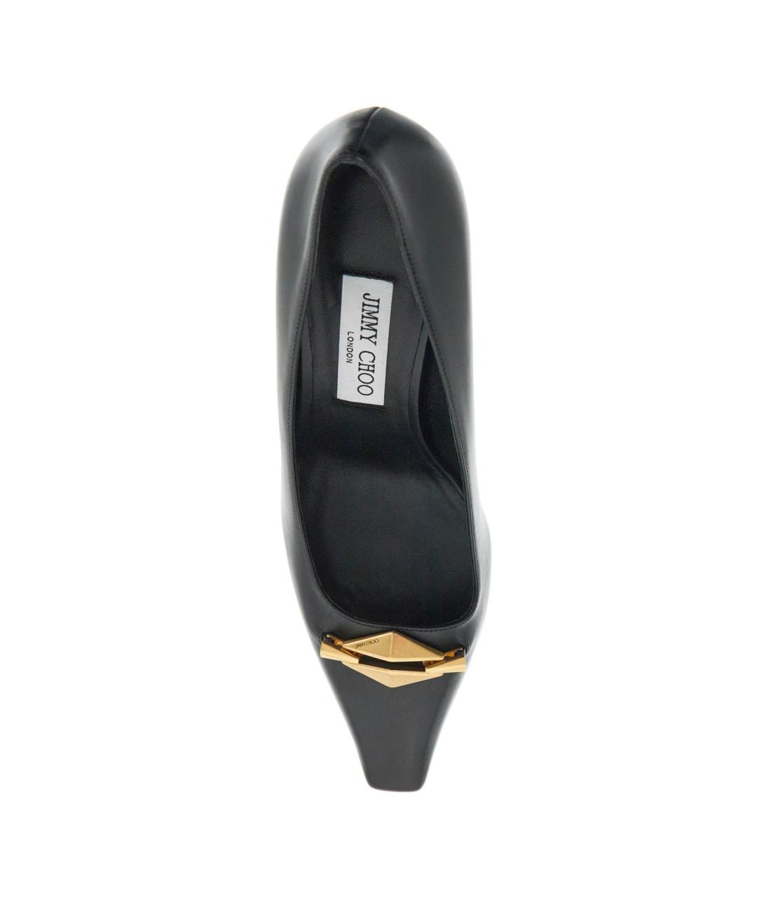 JIMMY CHOO Черные кожаные туфли, фото 2