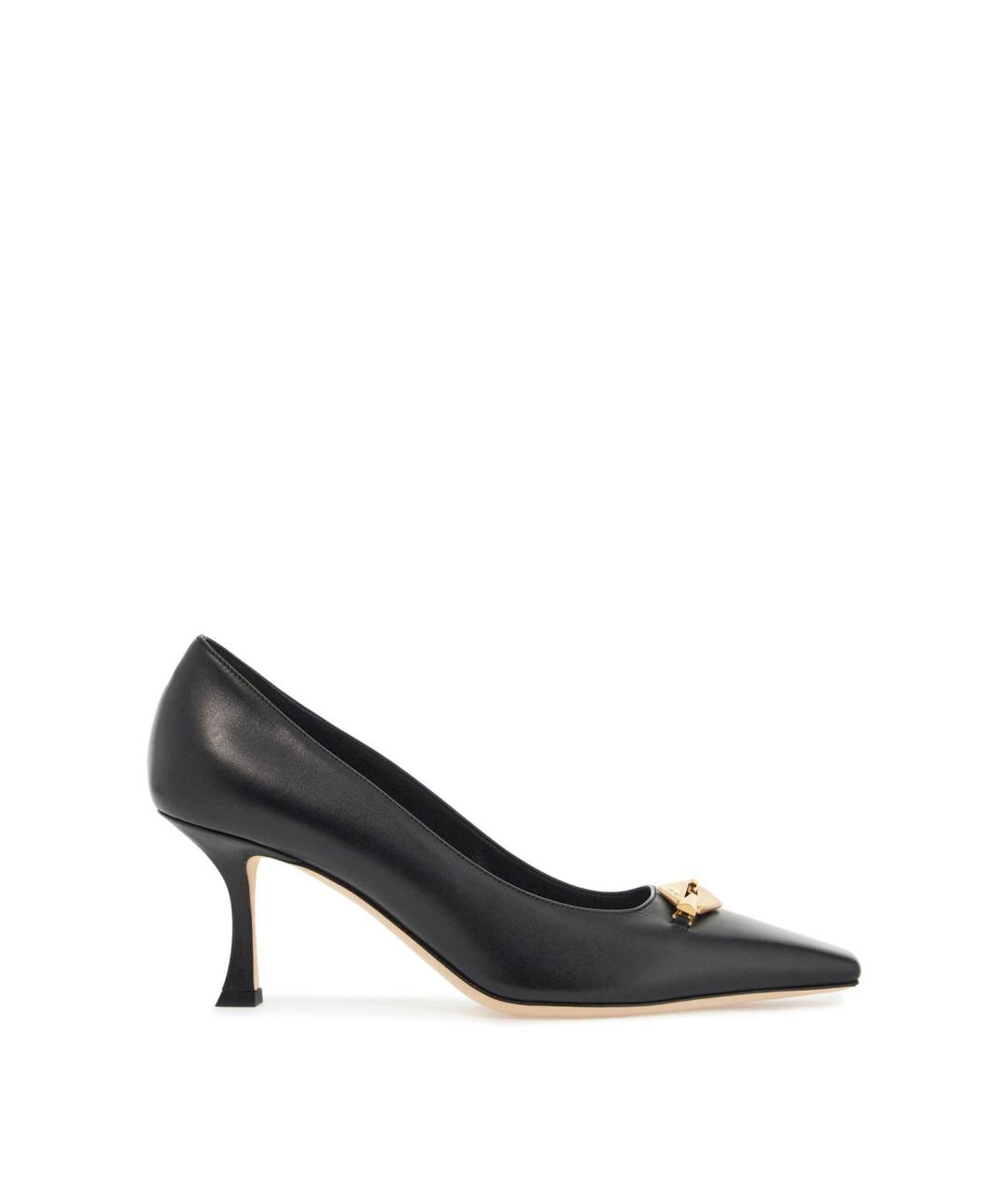 JIMMY CHOO Черные кожаные туфли, фото 1