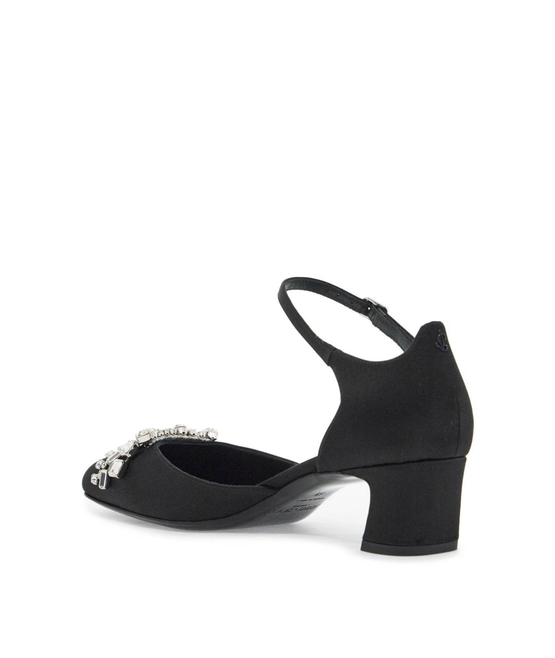 JIMMY CHOO Черные замшевые туфли, фото 3