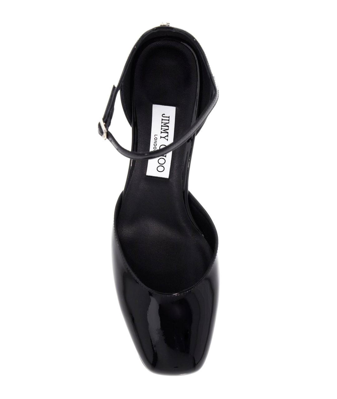 JIMMY CHOO Черные кожаные туфли, фото 2
