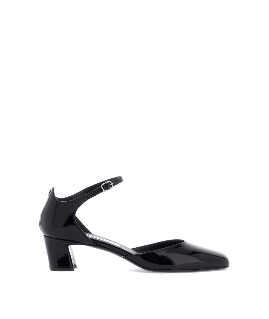 JIMMY CHOO Черные кожаные туфли, фото 1