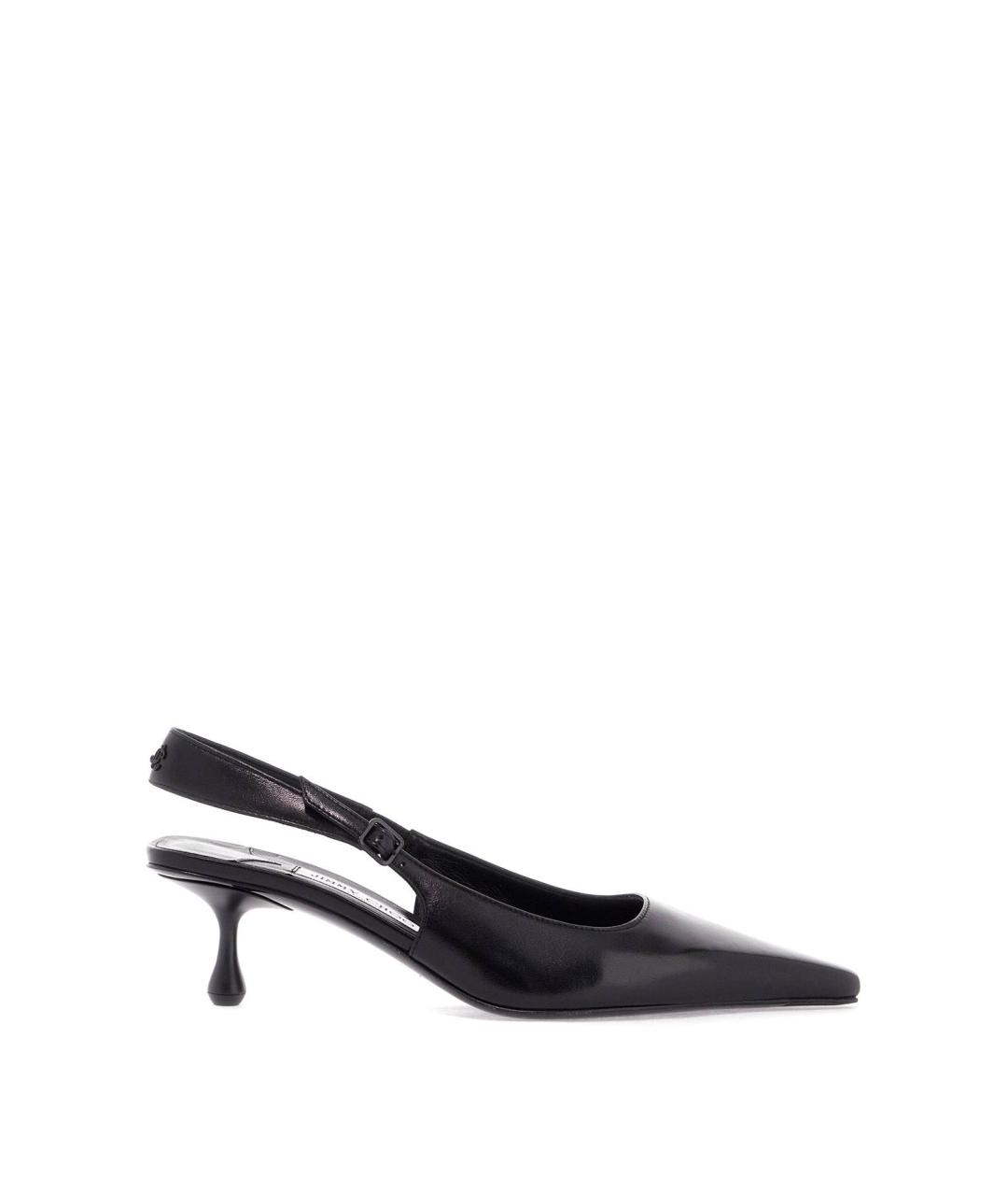 JIMMY CHOO Черные кожаные туфли, фото 1