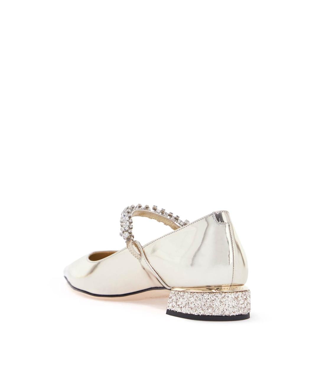 JIMMY CHOO Серебряные туфли, фото 3