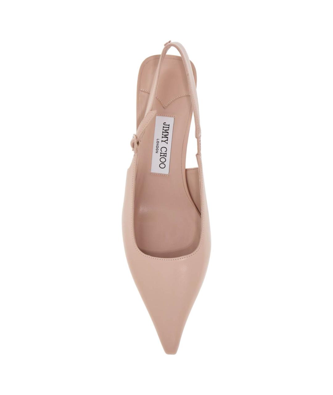 JIMMY CHOO Розовые кожаные туфли, фото 2