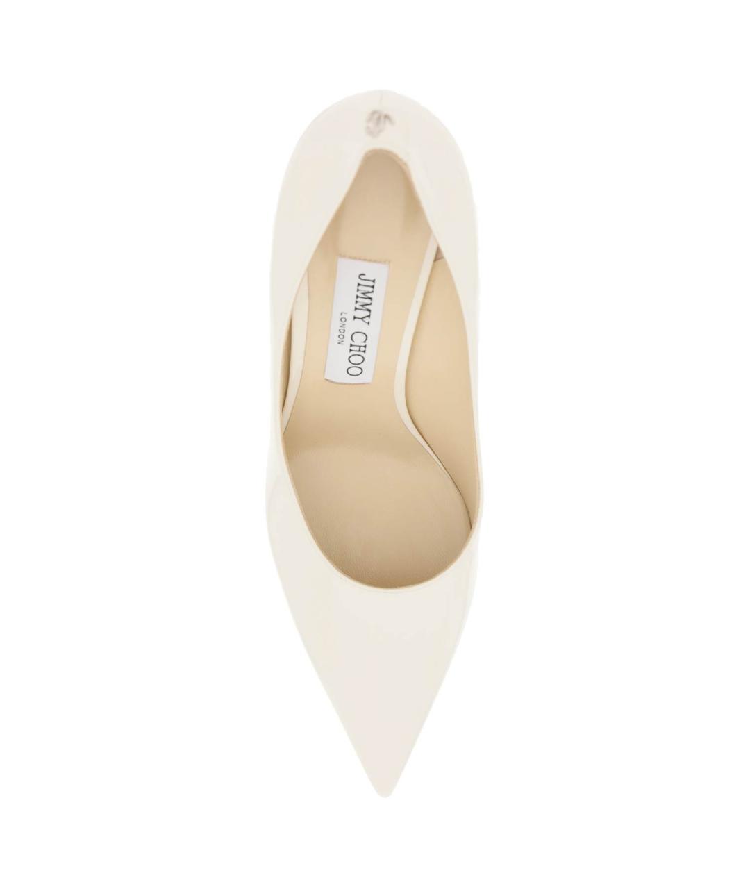 JIMMY CHOO Белые кожаные туфли, фото 2