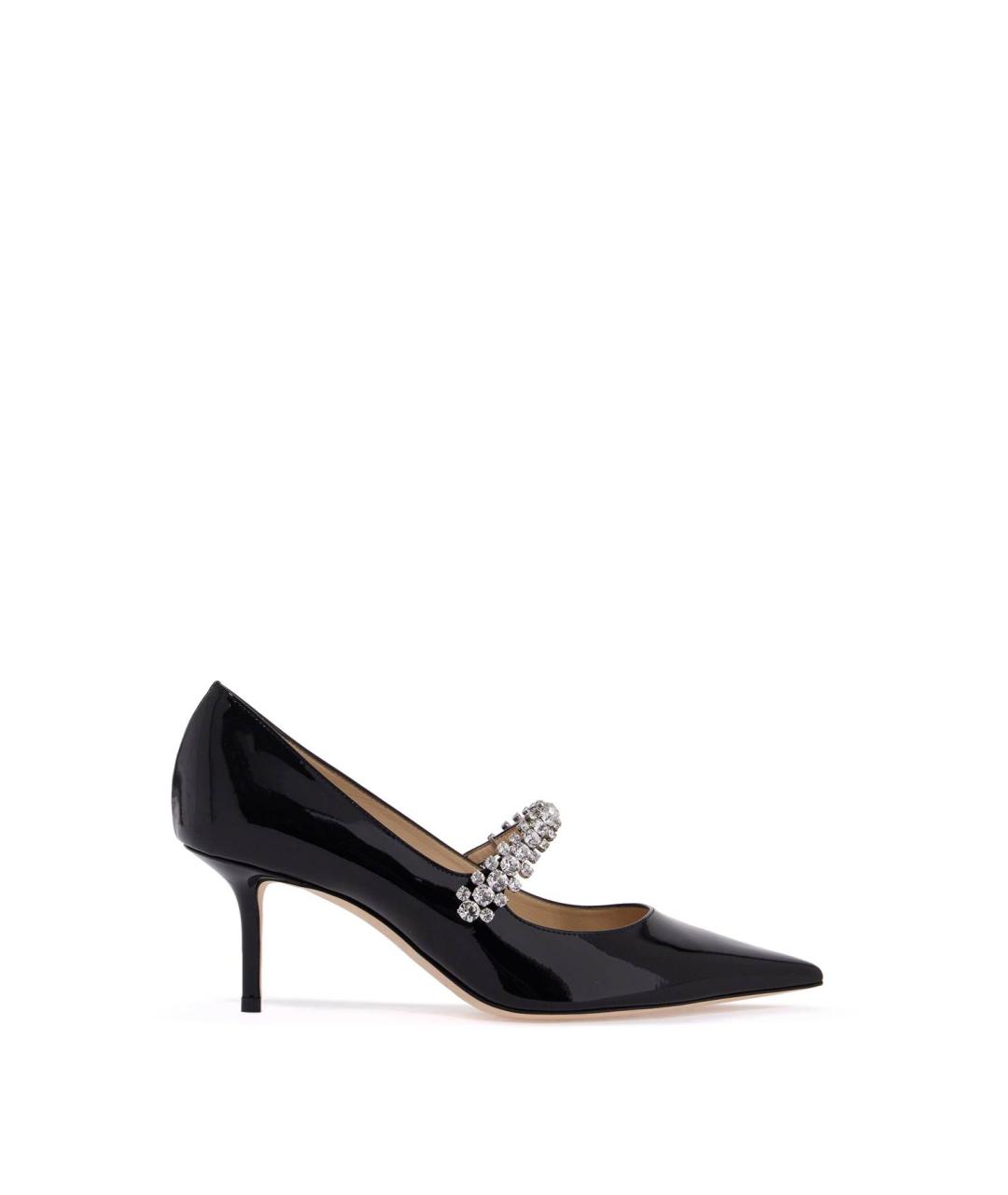 JIMMY CHOO Черные кожаные туфли, фото 1