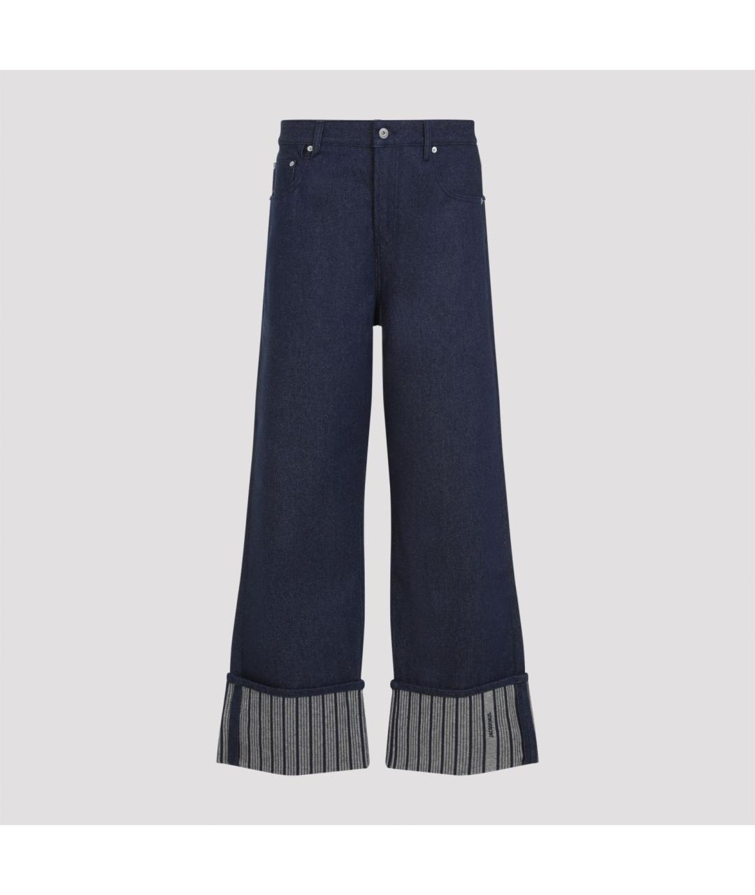 JACQUEMUS Синие хлопковые джинсы, фото 2