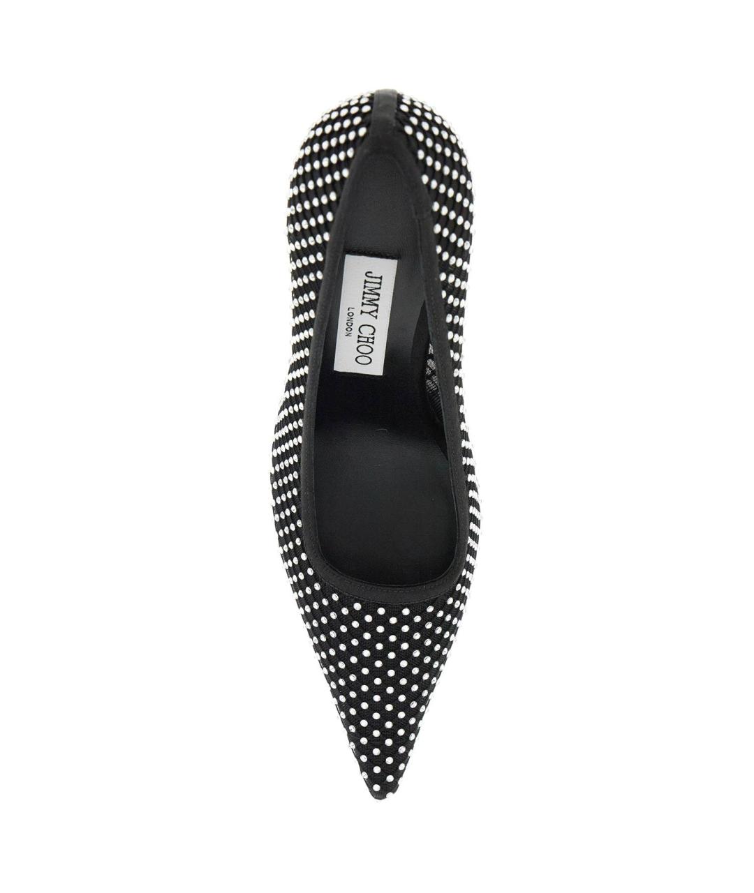 JIMMY CHOO Черные синтетические туфли, фото 3