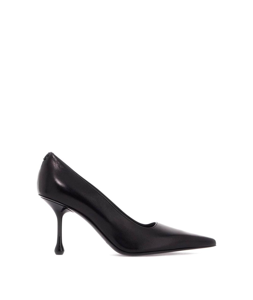 JIMMY CHOO Черные кожаные туфли, фото 1