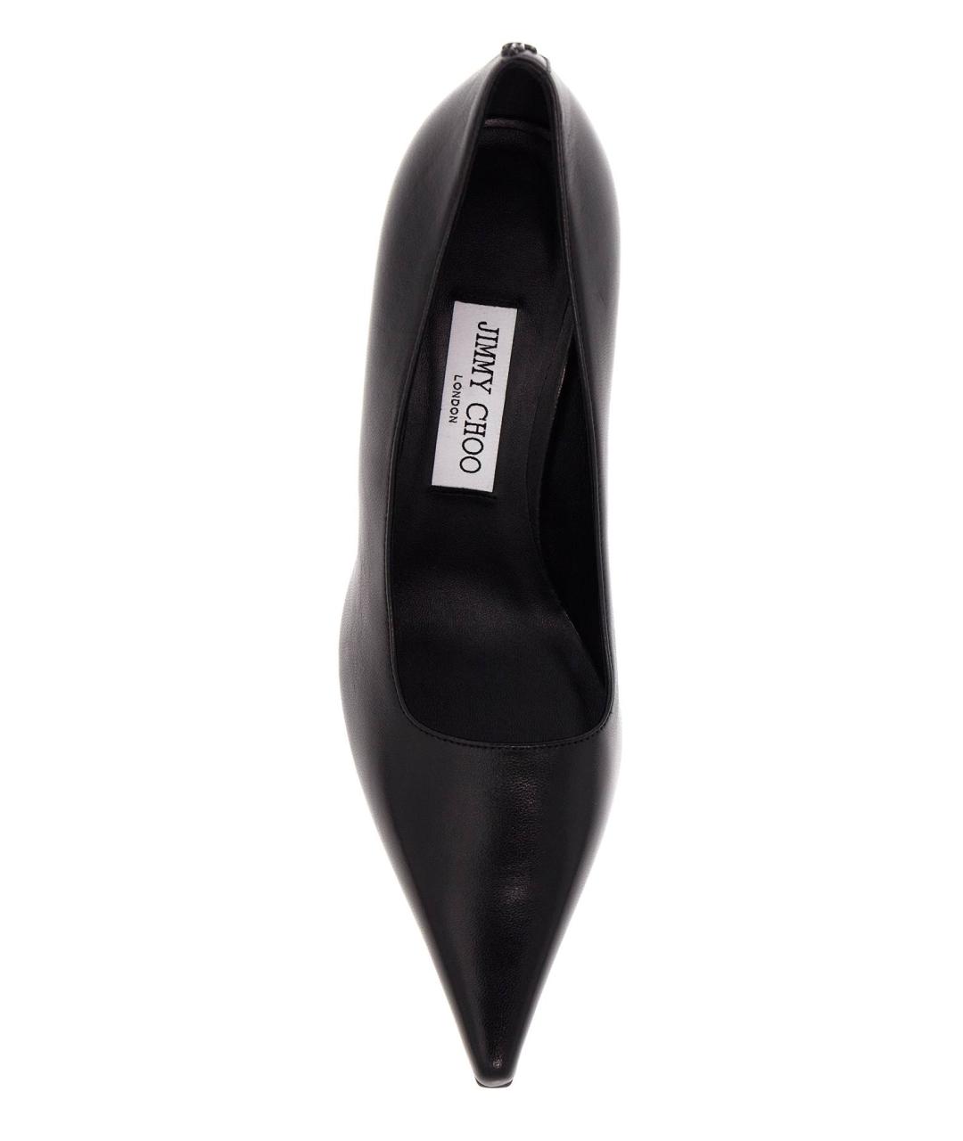 JIMMY CHOO Черные кожаные туфли, фото 3