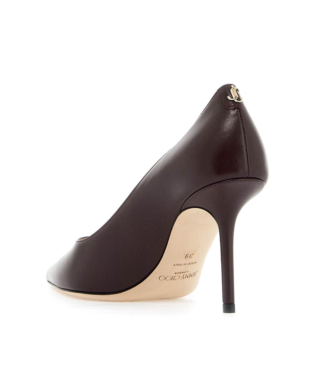 JIMMY CHOO Фиолетовые кожаные туфли, фото 4