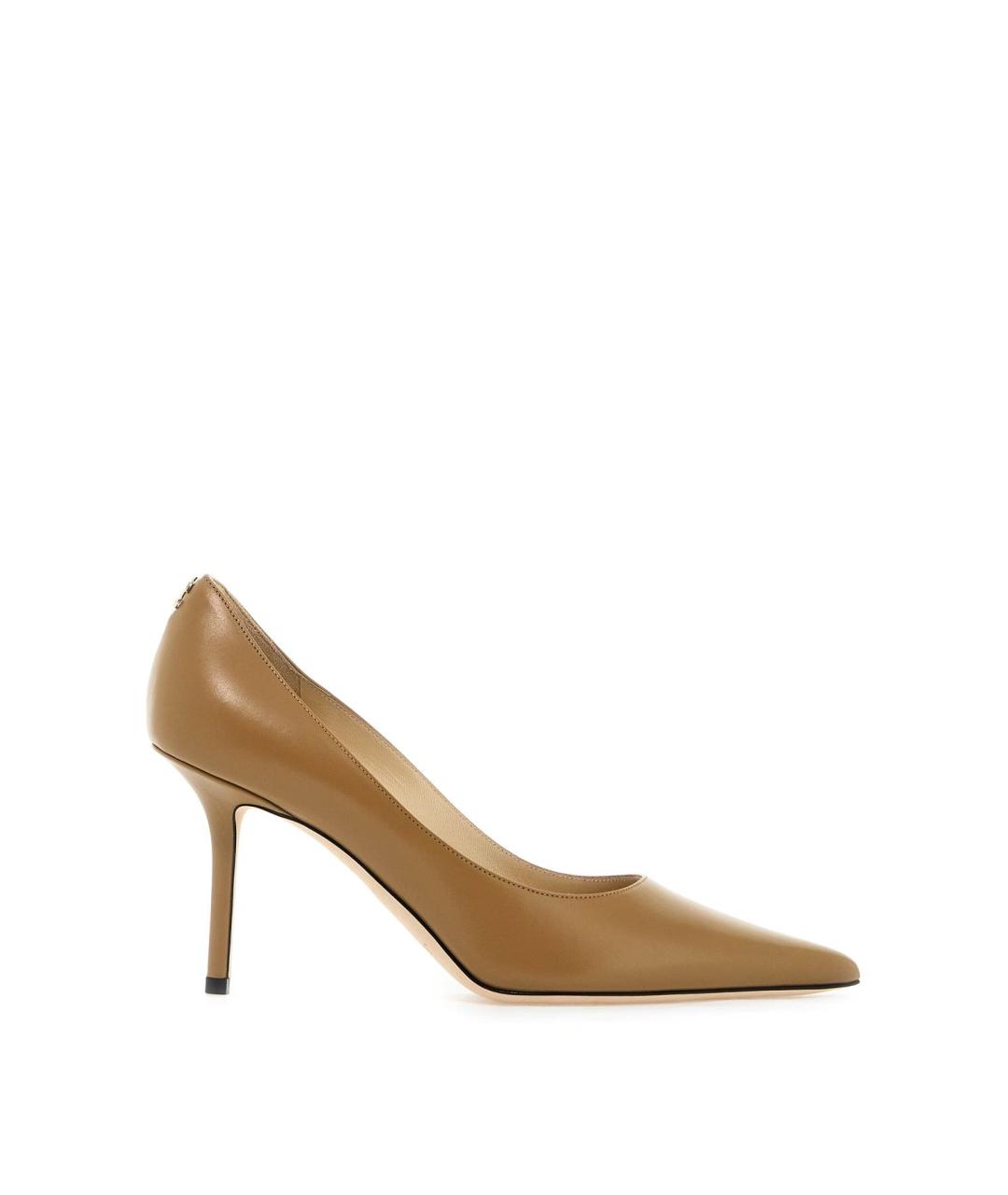 JIMMY CHOO Бежевые кожаные туфли, фото 2