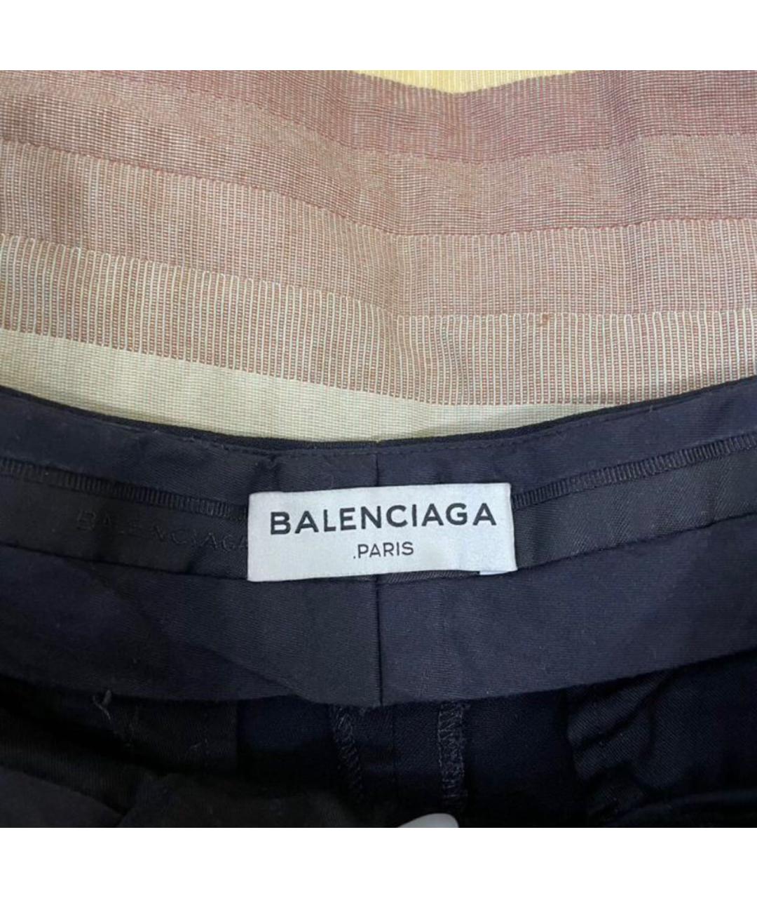 BALENCIAGA Черные хлопковые шорты, фото 3