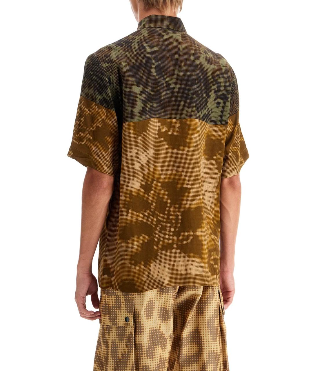 DRIES VAN NOTEN Коричневая кэжуал рубашка, фото 3