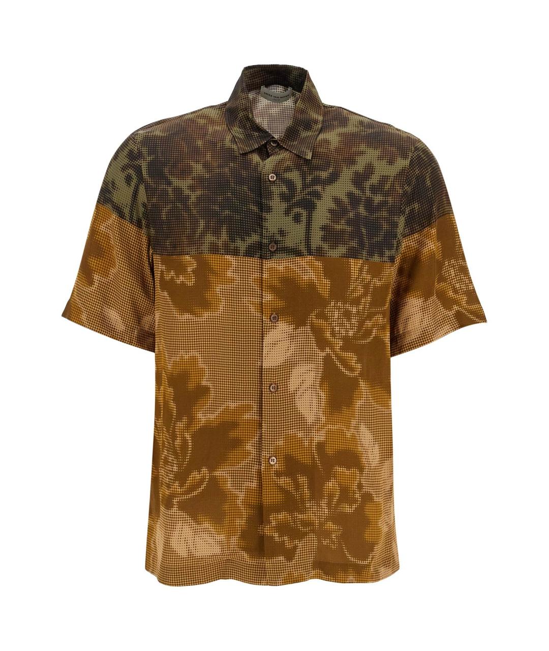 DRIES VAN NOTEN Коричневая кэжуал рубашка, фото 1