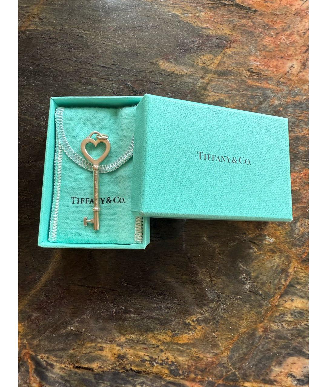 TIFFANY&CO Серебряная серебряная цепочка/подвеска, фото 3