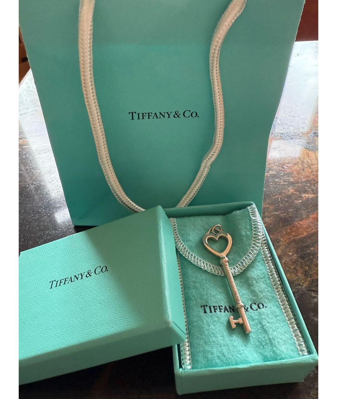 TIFFANY&CO Серебряная серебряная цепочка/подвеска, фото 2