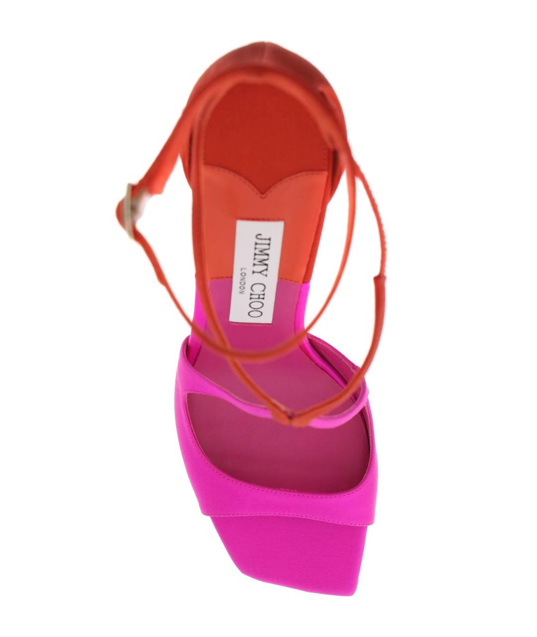 JIMMY CHOO Мульти текстильные босоножки, фото 2