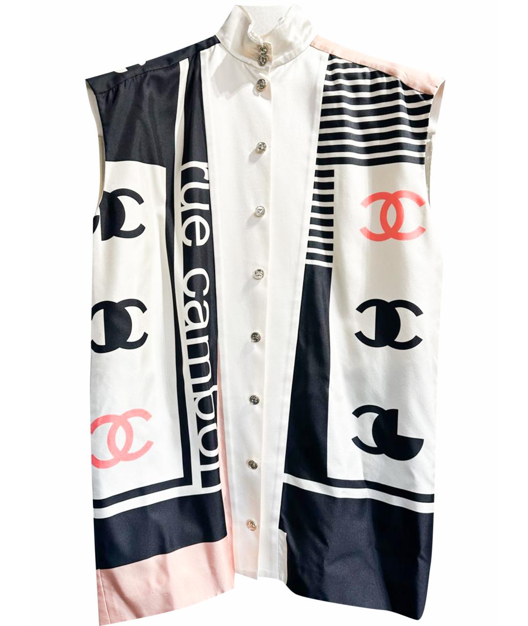 CHANEL Бежевое шелковое повседневное платье, фото 1