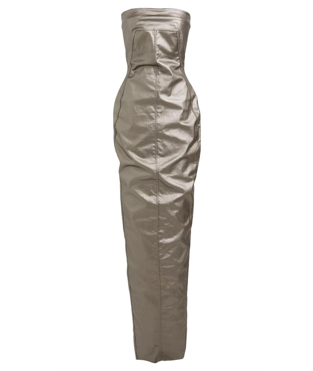 RICK OWENS Серое коктейльное платье, фото 1