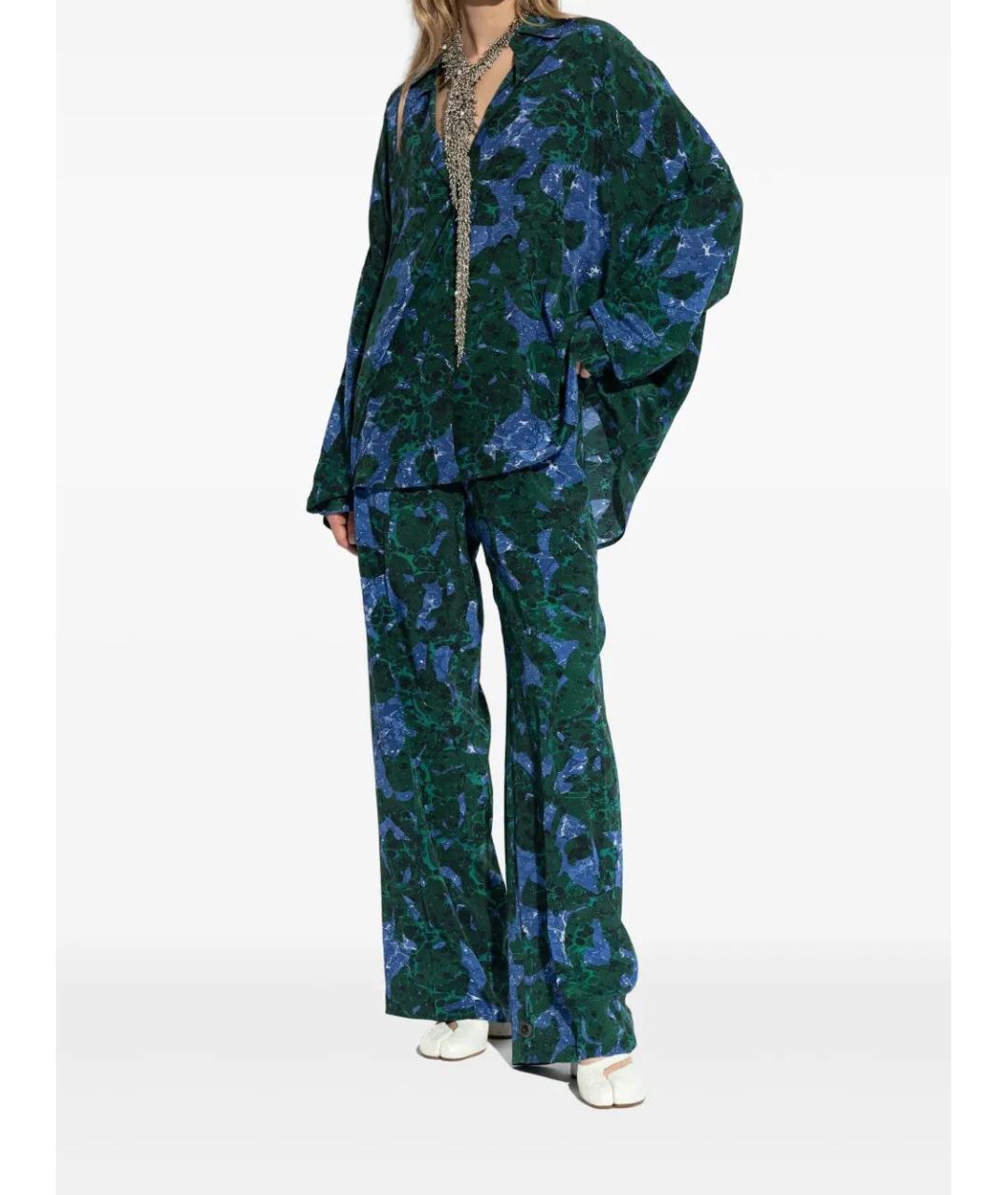 DRIES VAN NOTEN Мульти шелковая рубашка, фото 2