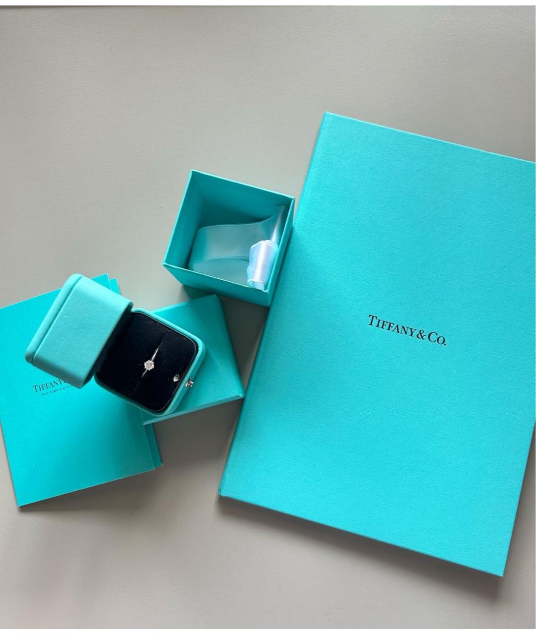TIFFANY&CO Кольцо из белого золота, фото 4