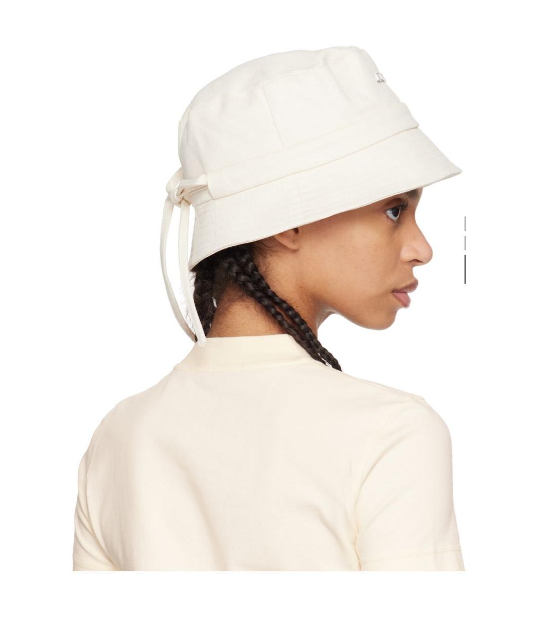 JACQUEMUS Белая панама, фото 3