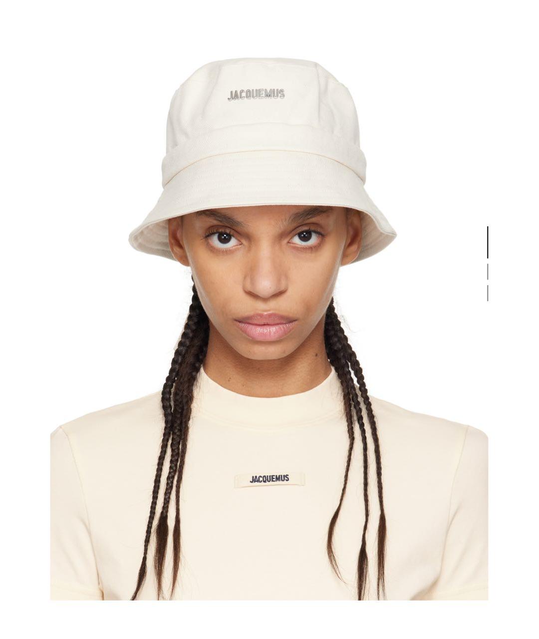 JACQUEMUS Белая панама, фото 4