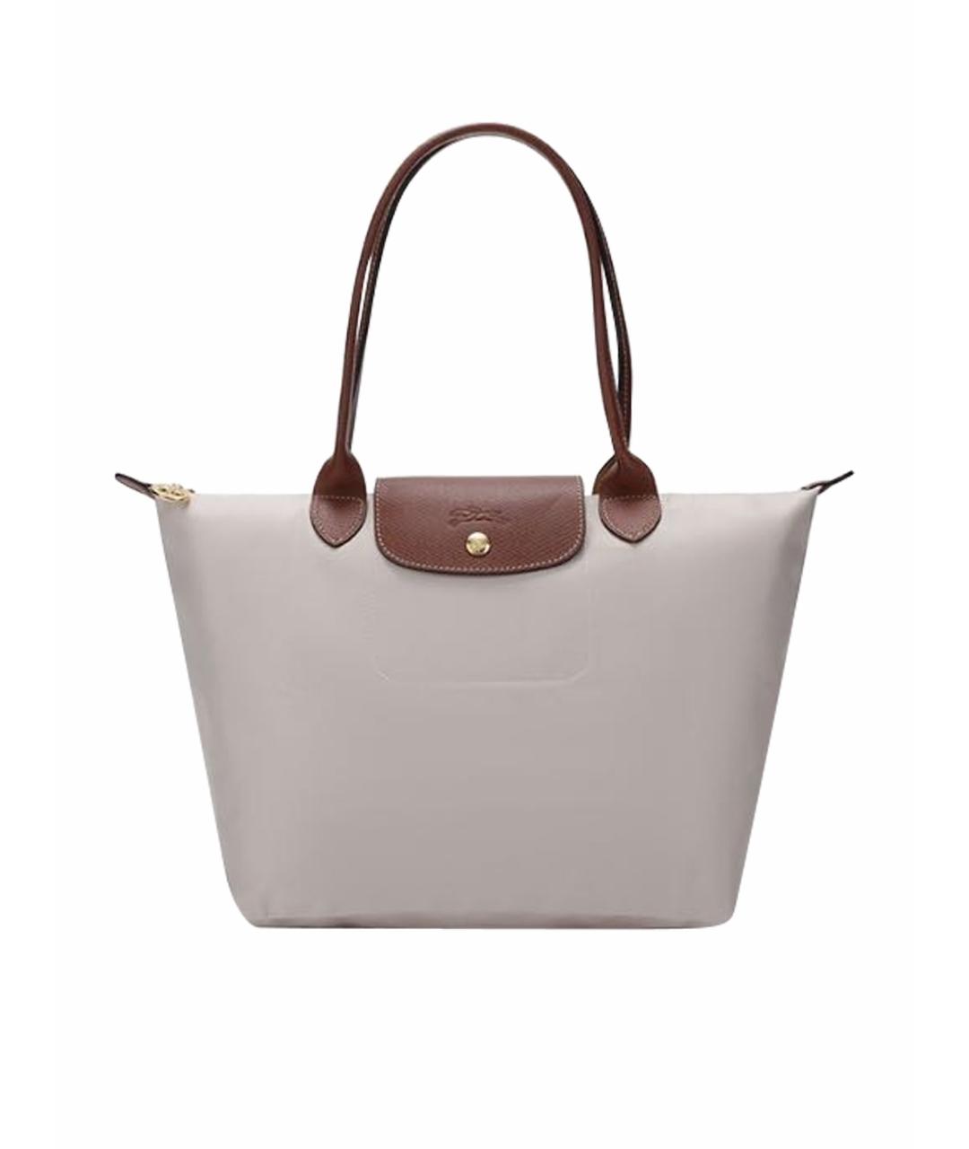LONGCHAMP Бежевая сумка тоут, фото 1