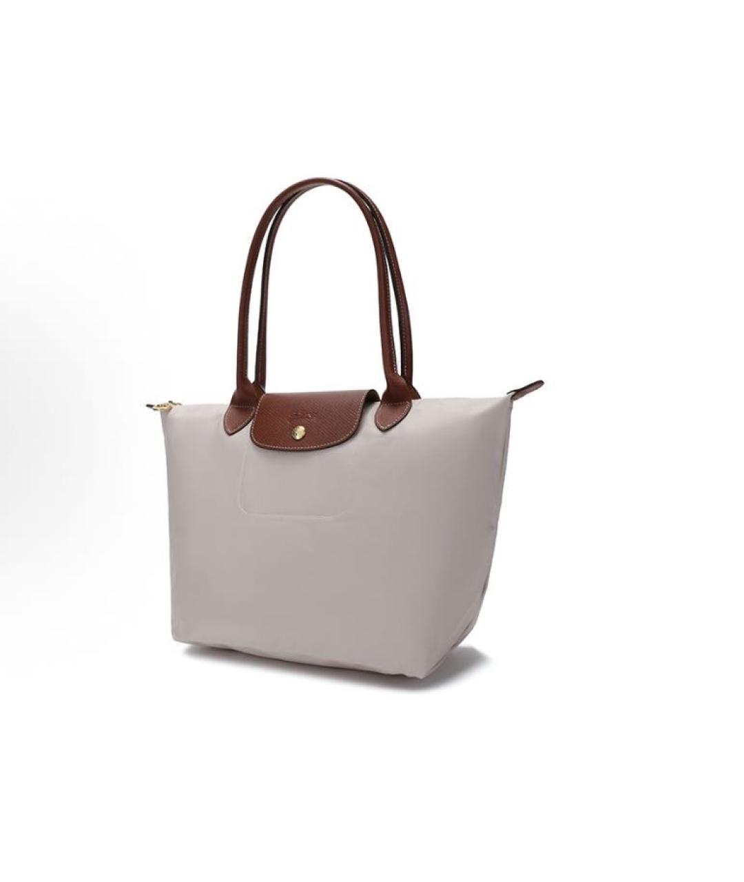 LONGCHAMP Бежевая сумка тоут, фото 2