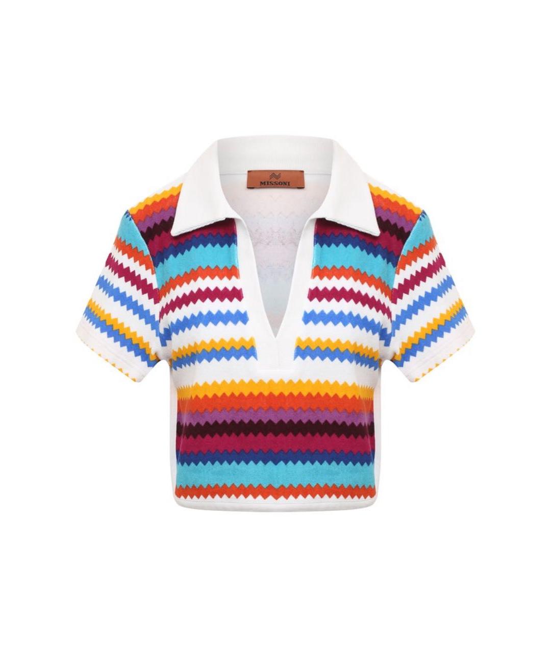MISSONI Мульти хлопковый джемпер / свитер, фото 3