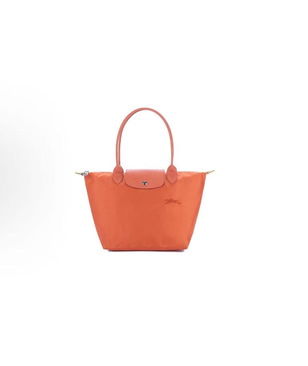 LONGCHAMP Оранжевая сумка тоут, фото 8