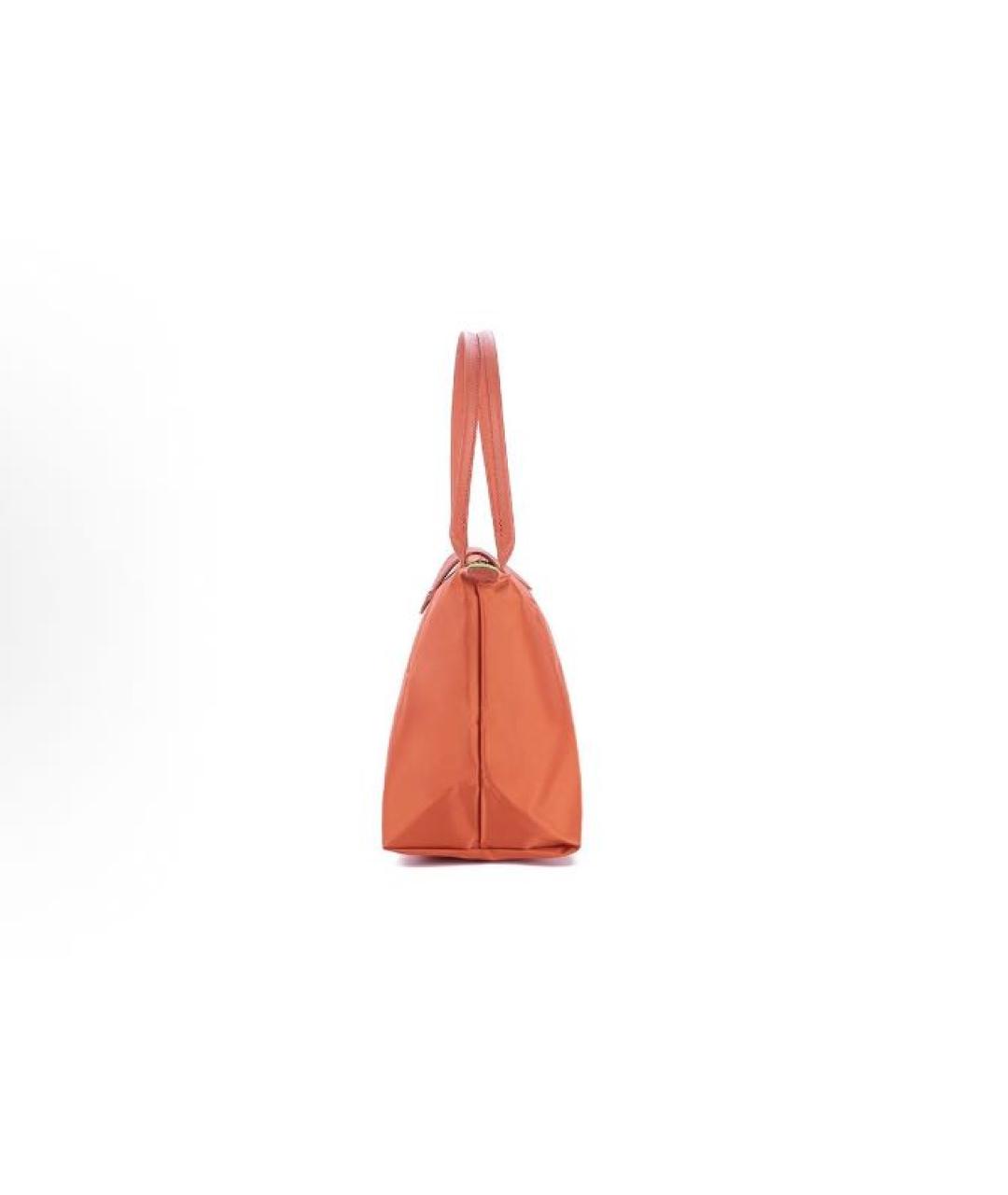 LONGCHAMP Оранжевая сумка тоут, фото 4