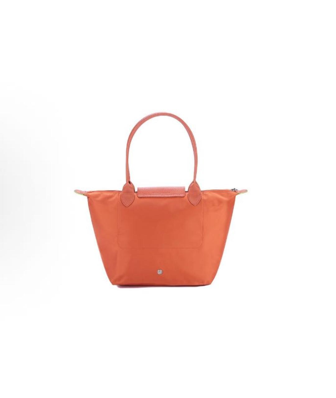 LONGCHAMP Оранжевая сумка тоут, фото 3